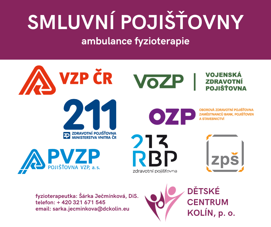 smluvní pojišťovny fyzioterapie