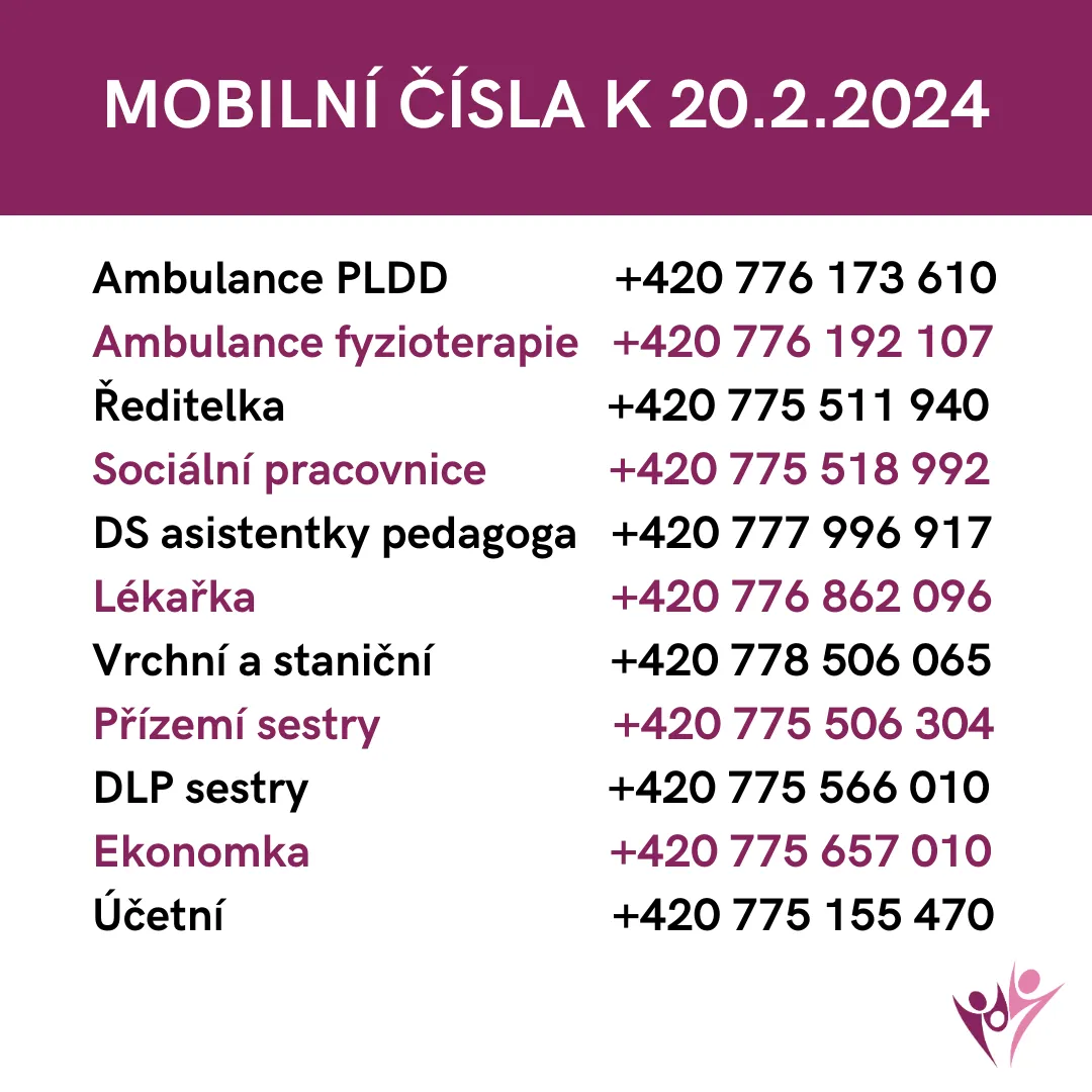 nová mobilní čísla